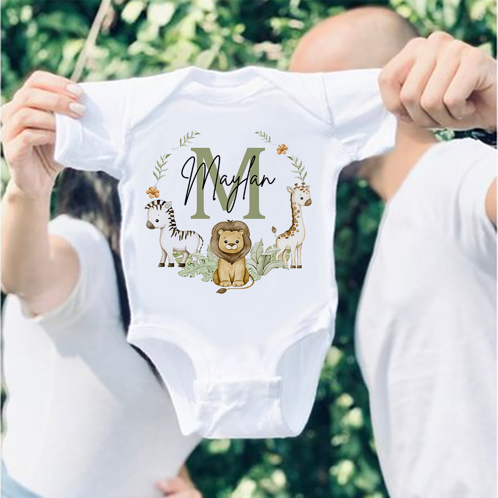 Baby Clothing Name - Personalized Baby Jumpsuit Custom Name Newborn
