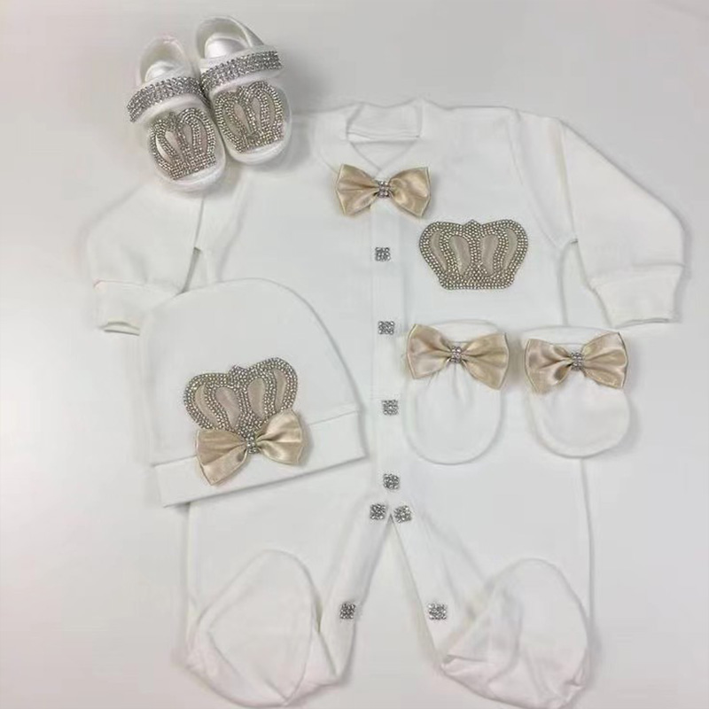 4pcs Welcome Home Romper Baby  - Baby Clothing Name review and price