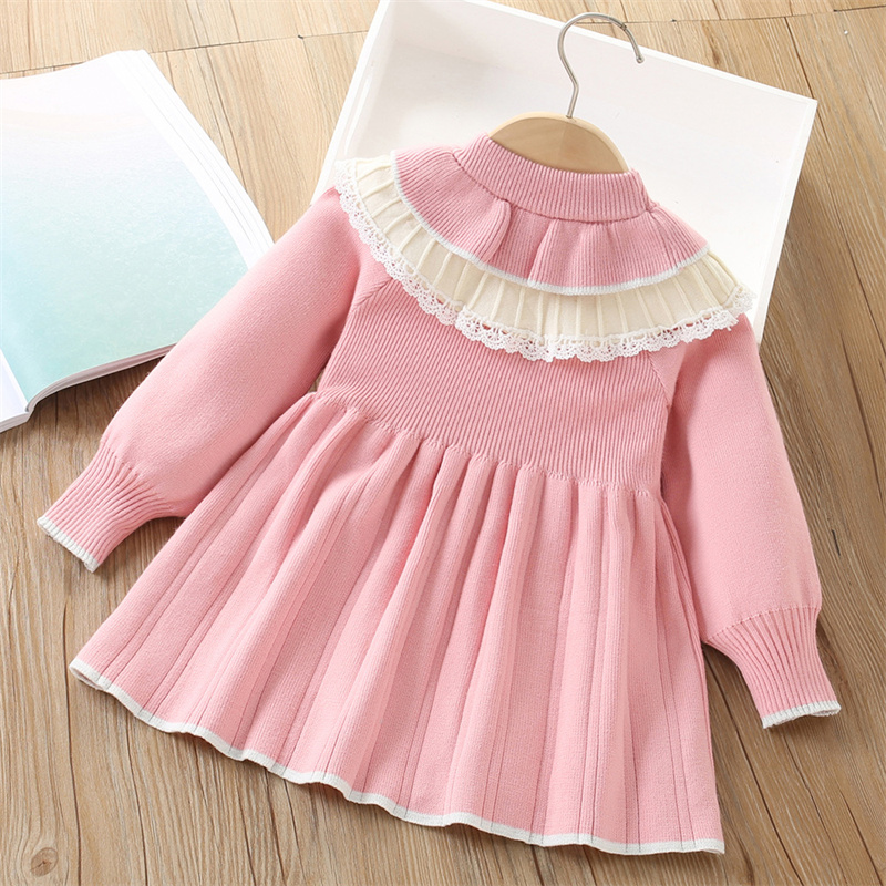 Baby Girls' Knitted Dress Chil - Baby Clothing Jumpers review and price