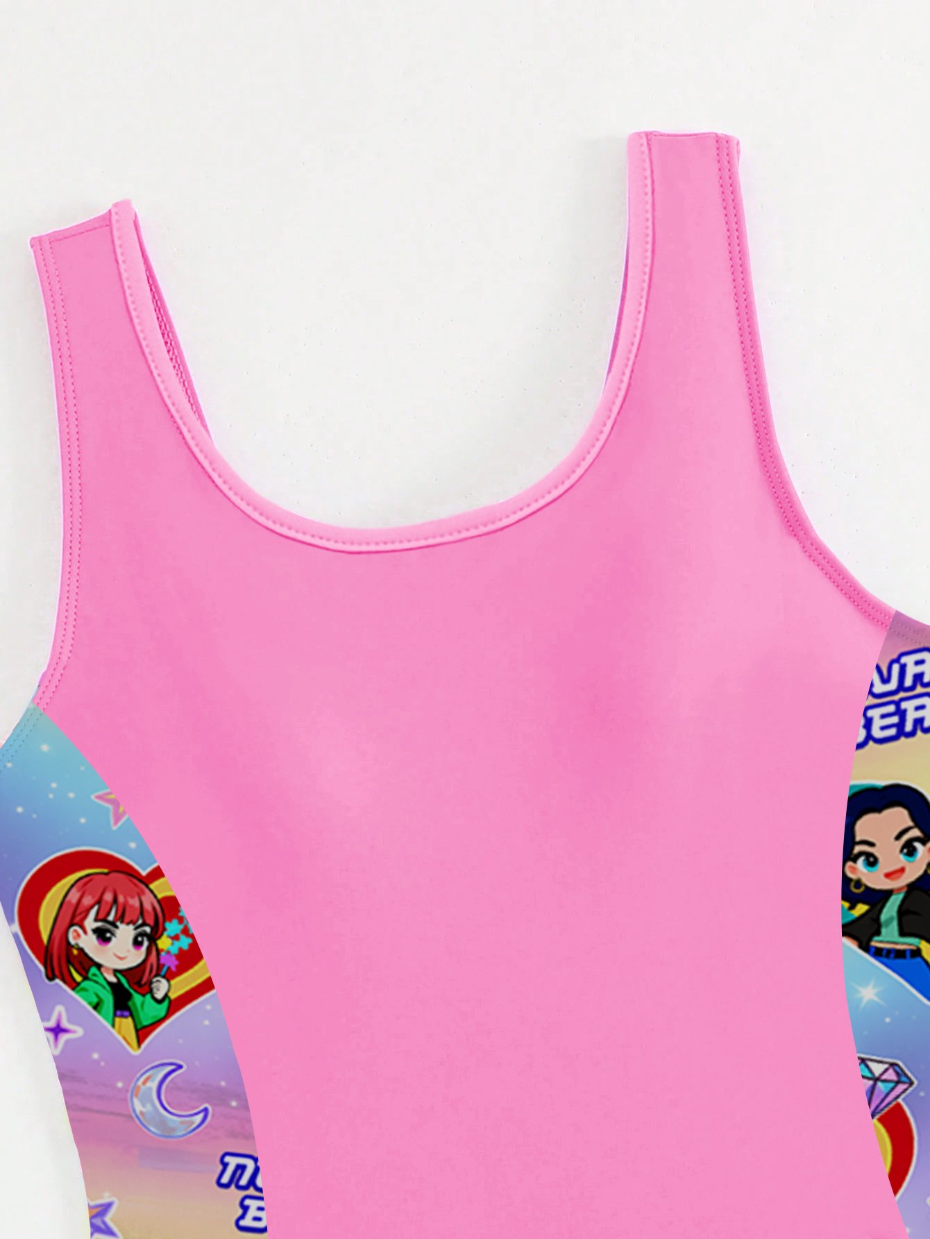 2-Piece K-POP Anime Print Girl - Baby Swimwear Uv review and price