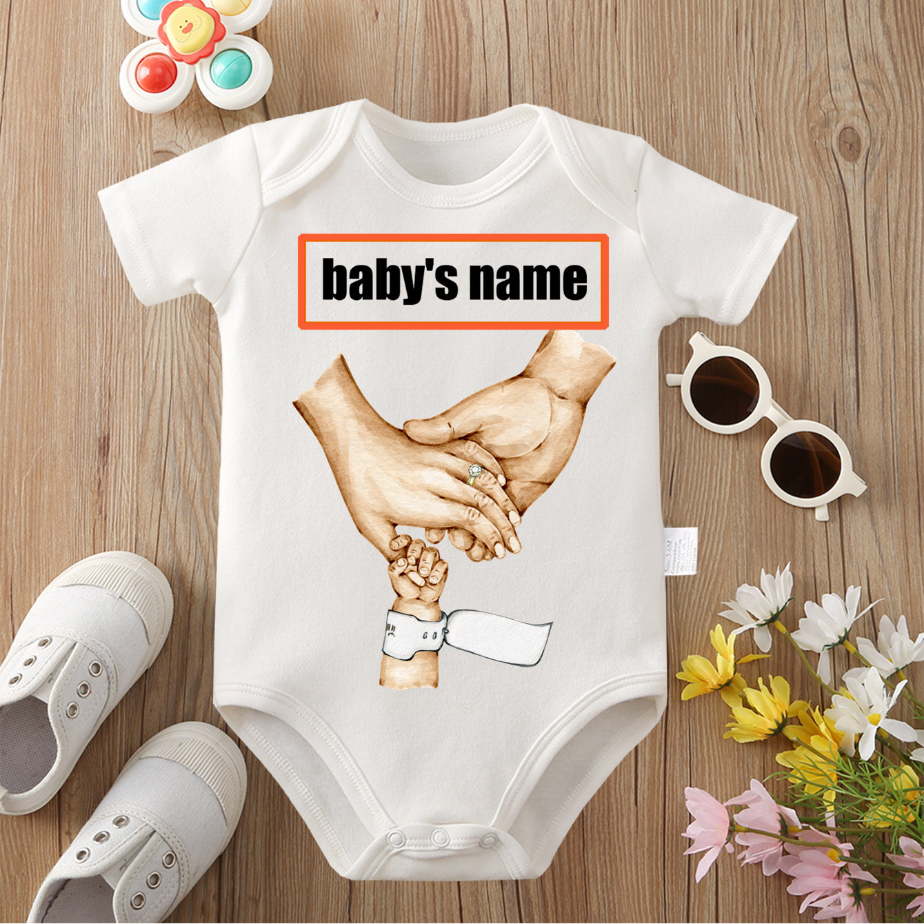 Custom Text (Baby's Name) Jump - Baby Clothing Name review and price