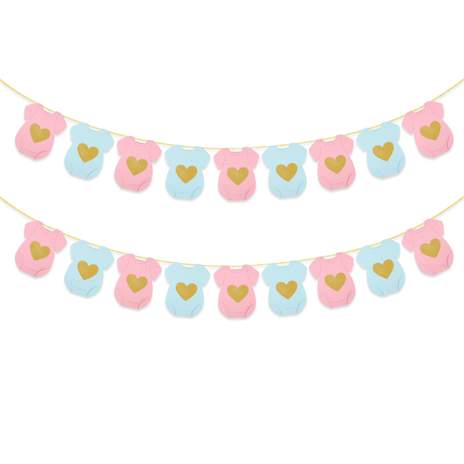 Baby Shower Paper Garland Shor - Baby Clothing Rail review and price