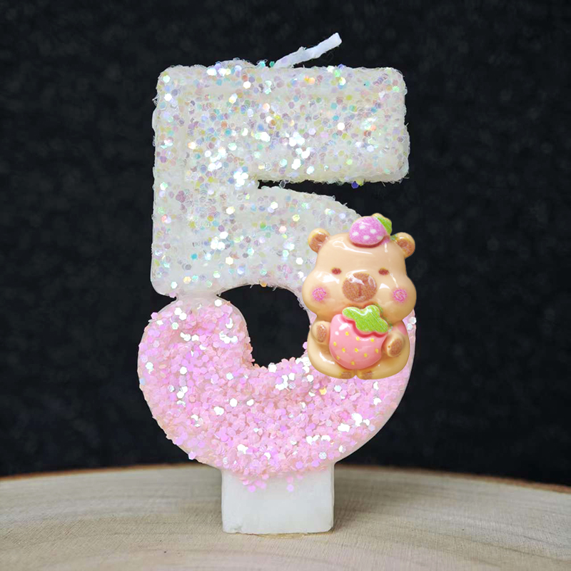 New Capybara Candles Cake Deco - Baby Clothing Event review and price