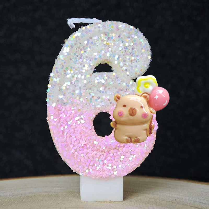 New Capybara Candles Cake Deco - Baby Clothing Event review and price