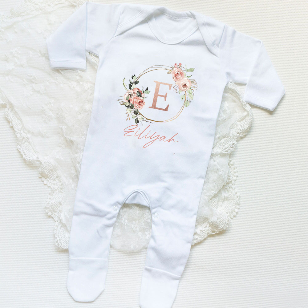 Personalised Baby Girl Sleepsu - Baby Clothing Name review and price