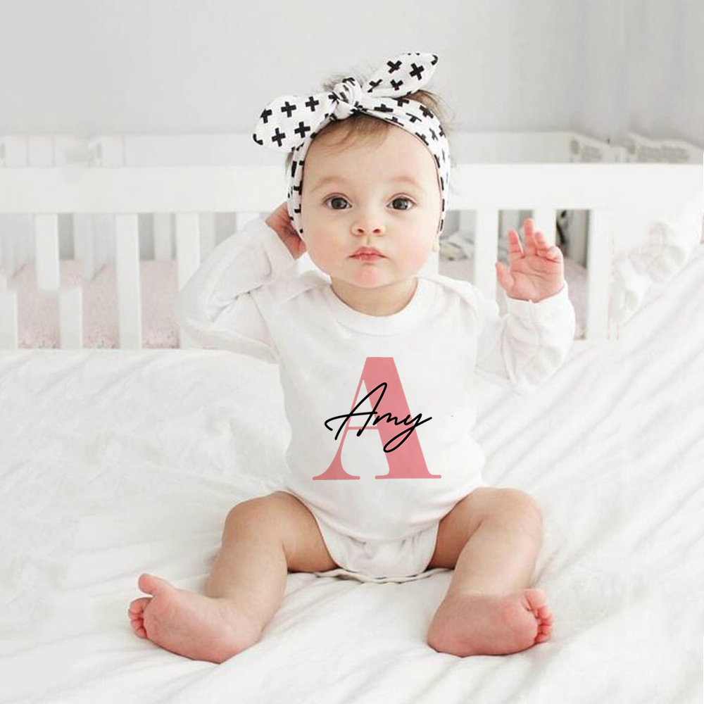 Baby Girl Name Romper Pregnanc - Baby Clothing Name review and price