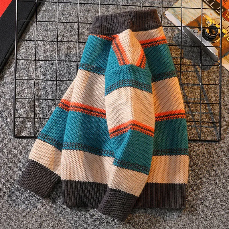 Boys Knitted Sweater New Winte - Baby Clothing Jumpers review and price